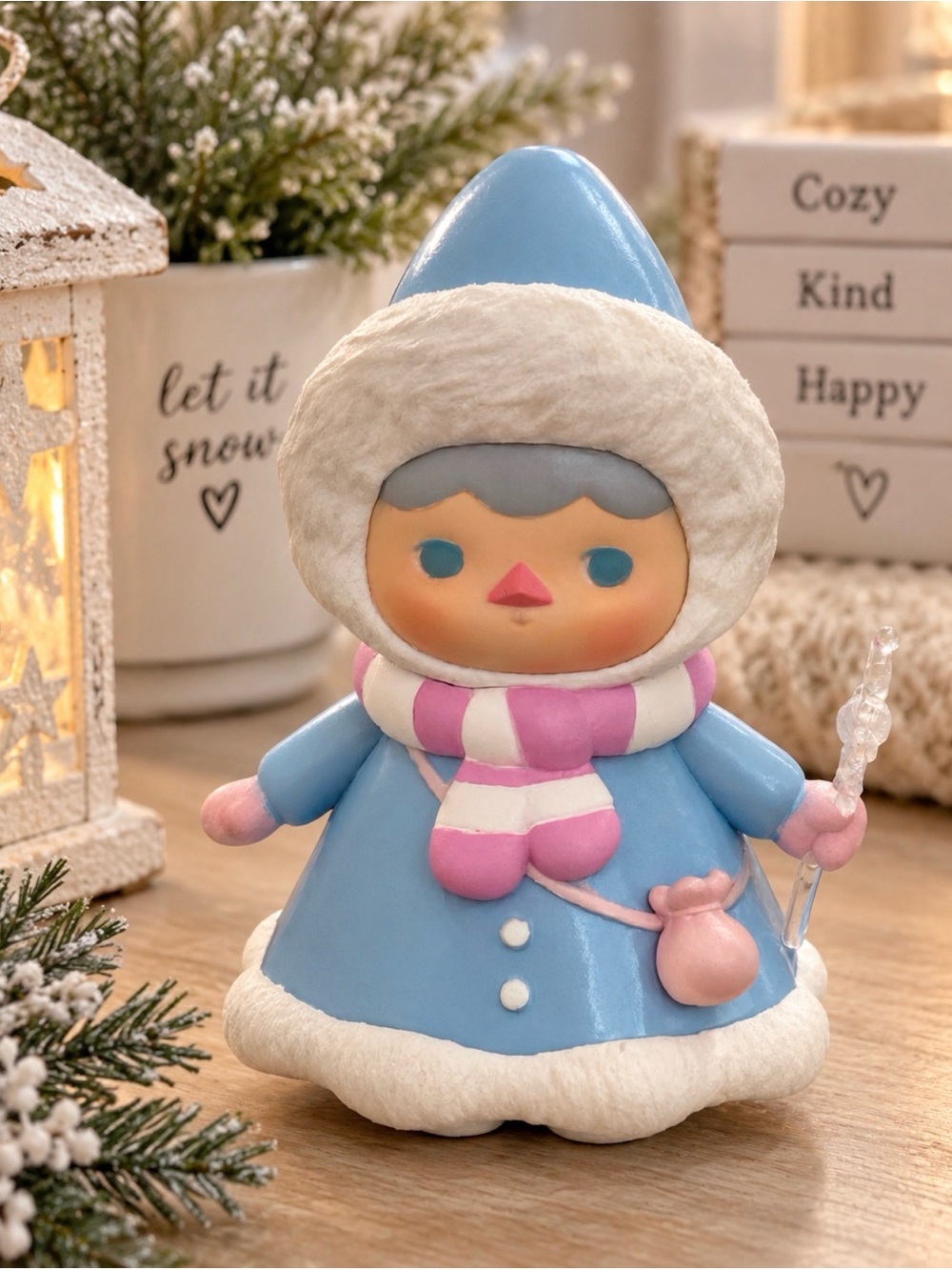Pucky winter babies snow baby mini figure Pop Mart